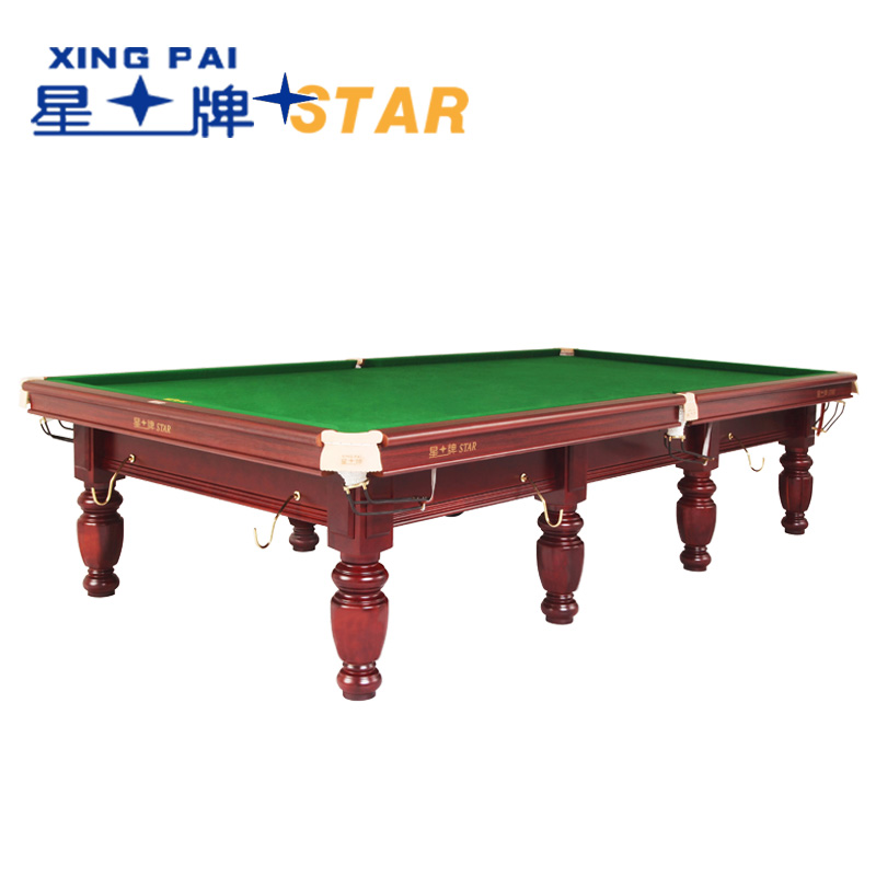 星牌英式斯诺克台球桌XW107-12S标准家用桌球台
